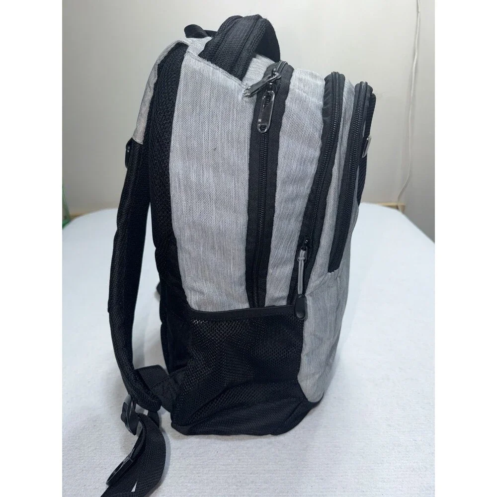 SwissGear Wenger Airflow Back System Laptop Backpack Gray Black Travel Bag